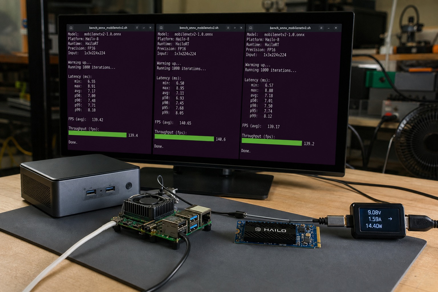 Edge Inference Benchmarking: Raspberry Pi 5 vs Hailo-8 vs ONNX on x86