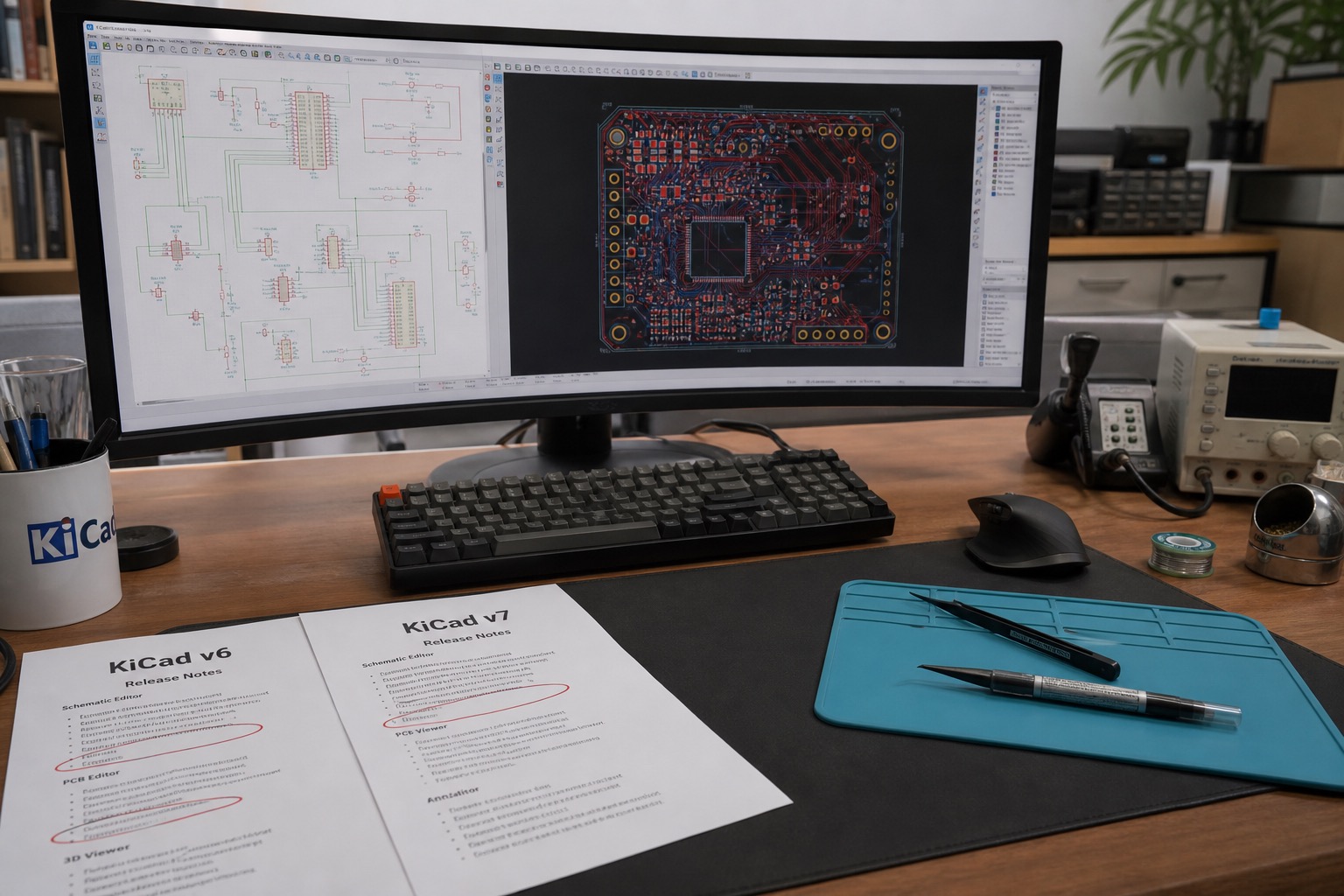 KiCad 7 Workflow Notes: What Changed From Version 6 That Actually Matters