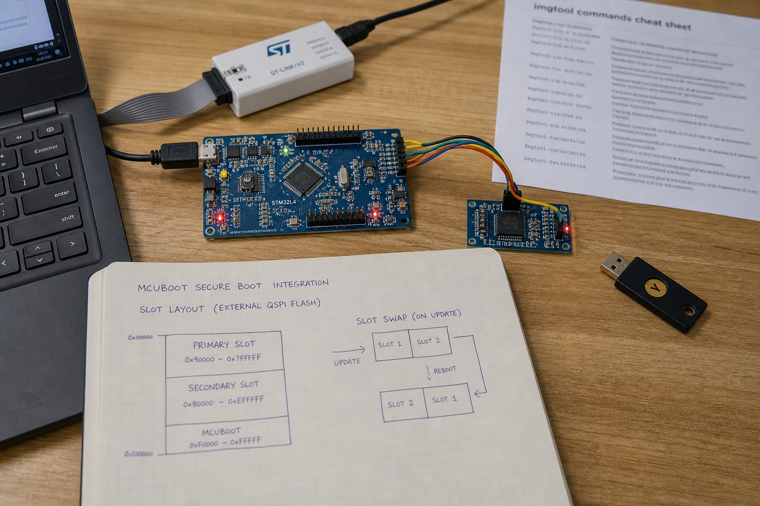 MCUboot Integration Notes: Slot Layout and Key Management