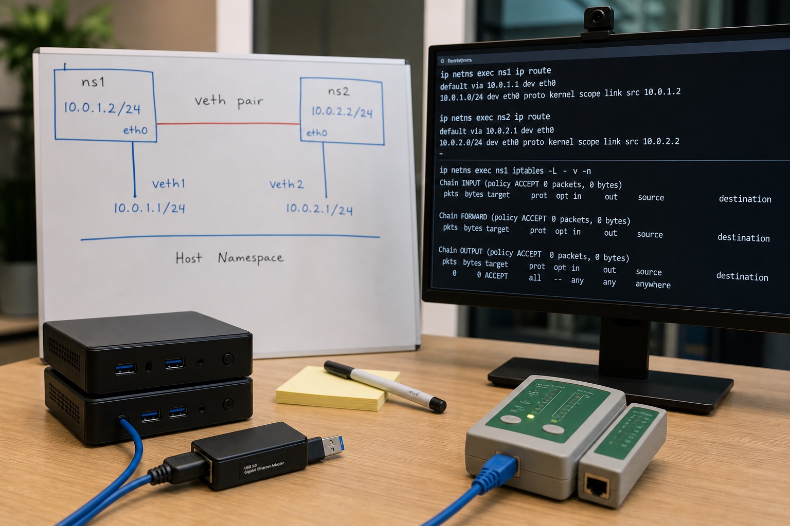 Network Namespace Routing Debugging: When veth Pairs Don't Forward