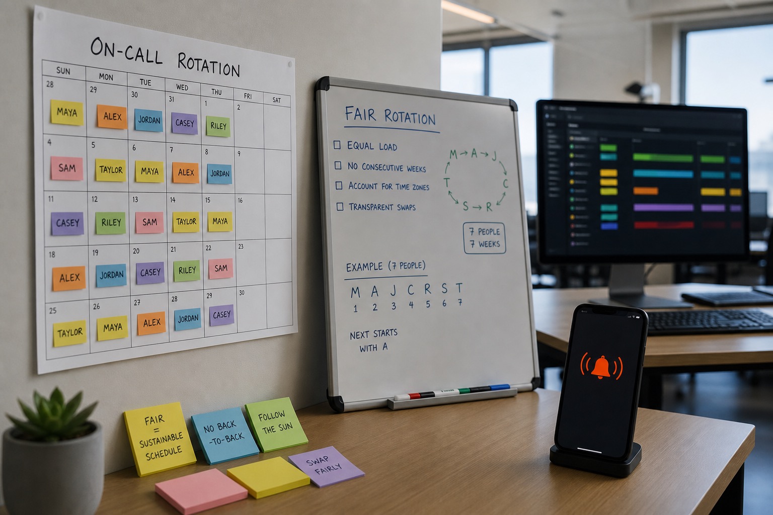 On-Call Rotation Design: Sustainable Schedules for Small Teams
