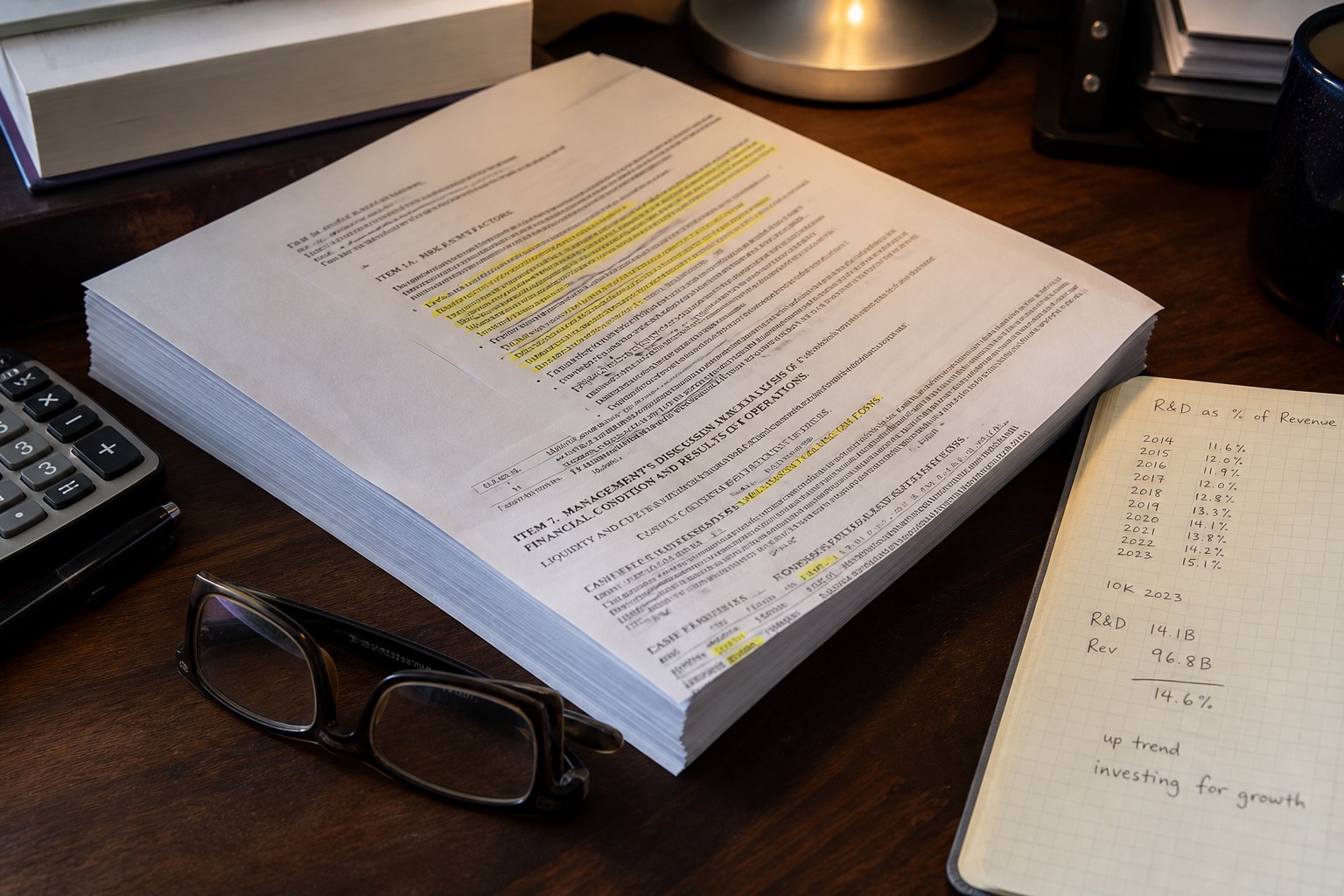 Reading a 10-K as an Engineer: What to Actually Look For